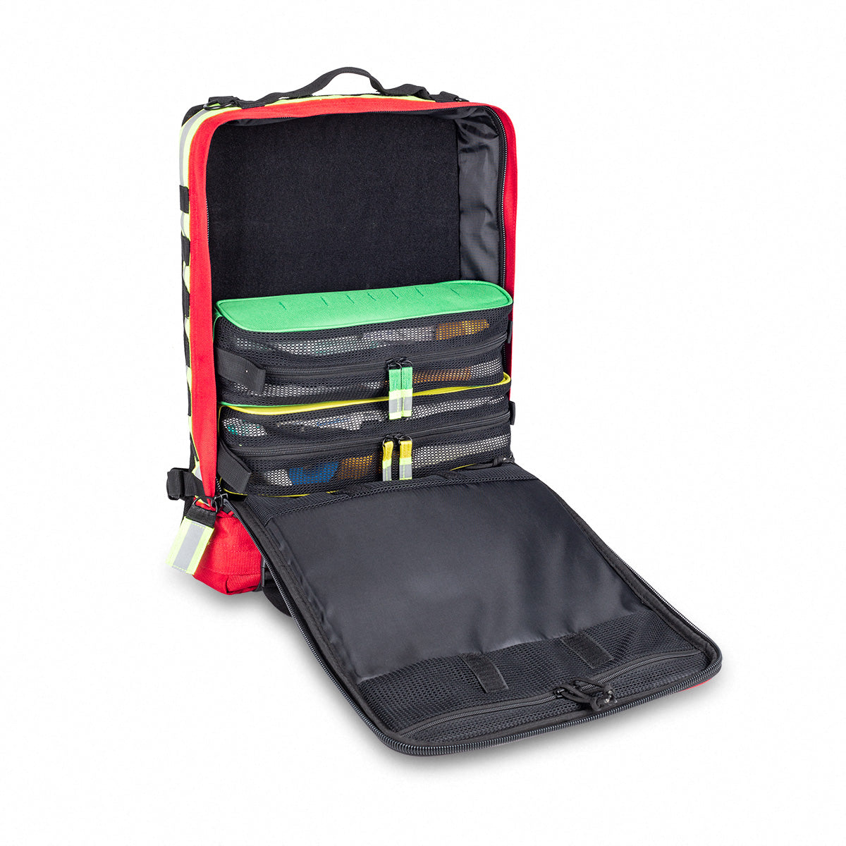 Compact Modular Tactical Backpack Red - Polyester