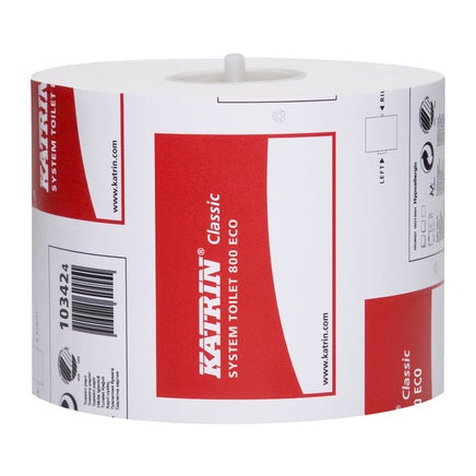 Katrin Eco System Toilet Roll 2 Ply 800 Sheet (36 Pack)