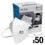 FFP2 Face Masks x50 [CAT III PPE Certified]