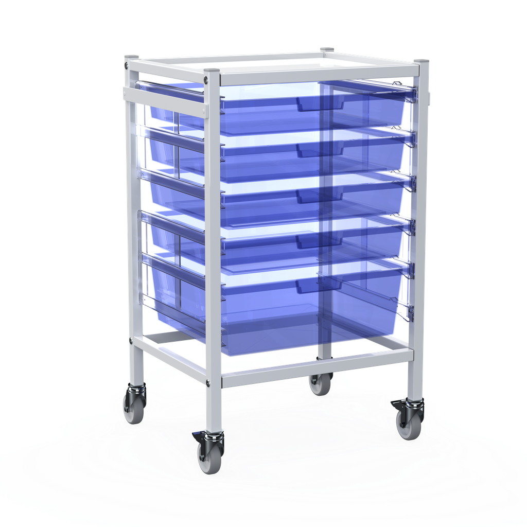 Shuttleworth Wide Single Medical Storage Trolley