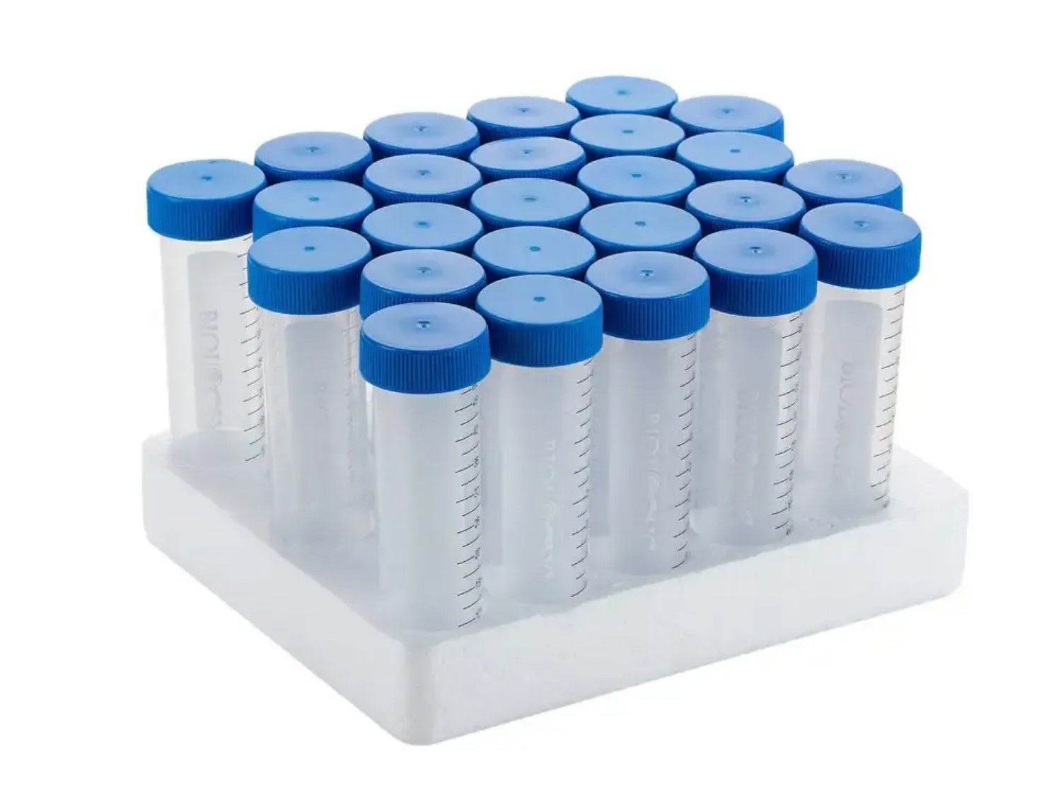Biologix 50ml Conical Bottom Centrifuge Tubes With Screw Caps, 500/Case