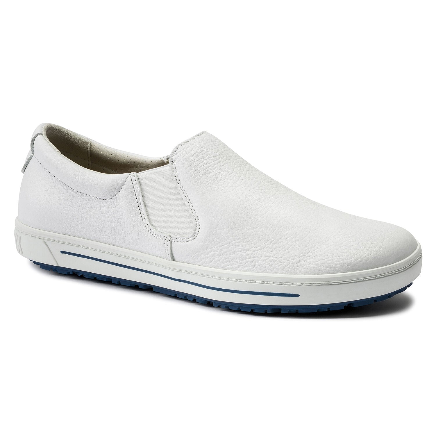 Birkenstock QO 400 Slipper - Natural Leather, White, Size 9 - CLEARANCE