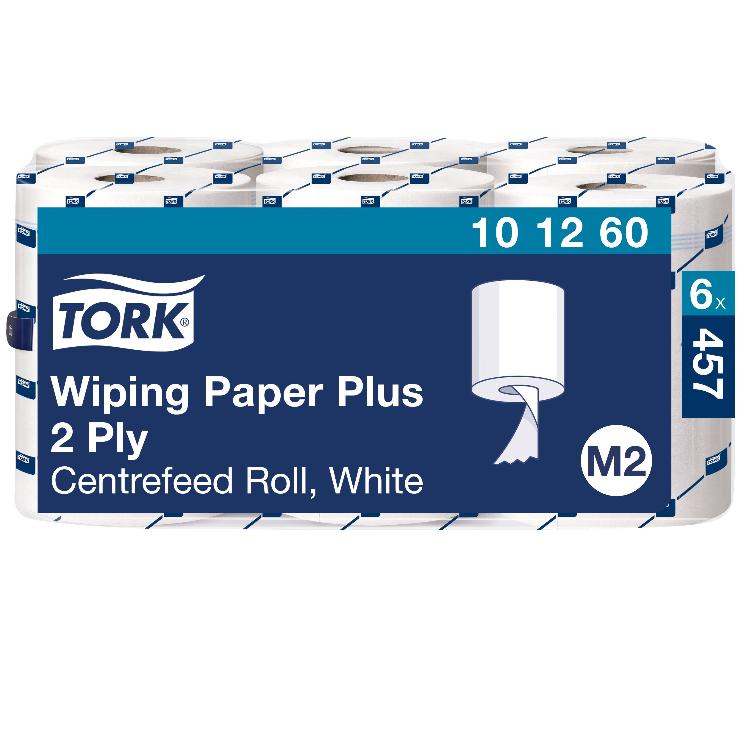 Tork Centrefeed Wiping Paper Plus White M2 x 6