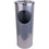 Ash Stand and Litter Bin - Silver