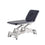 STABIL 2-Section Hydraulic Treatment Table / White Frame / Blue Upholstery