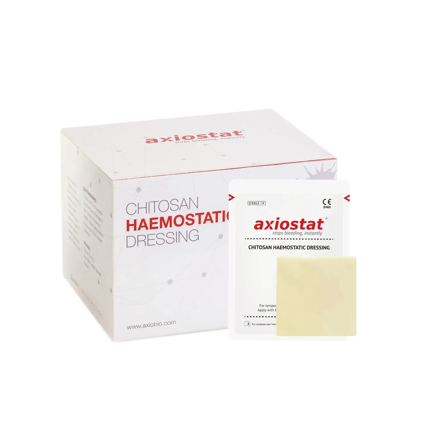 L88 Axiostat 8x8cm non-woven Haemostat Patch x 1