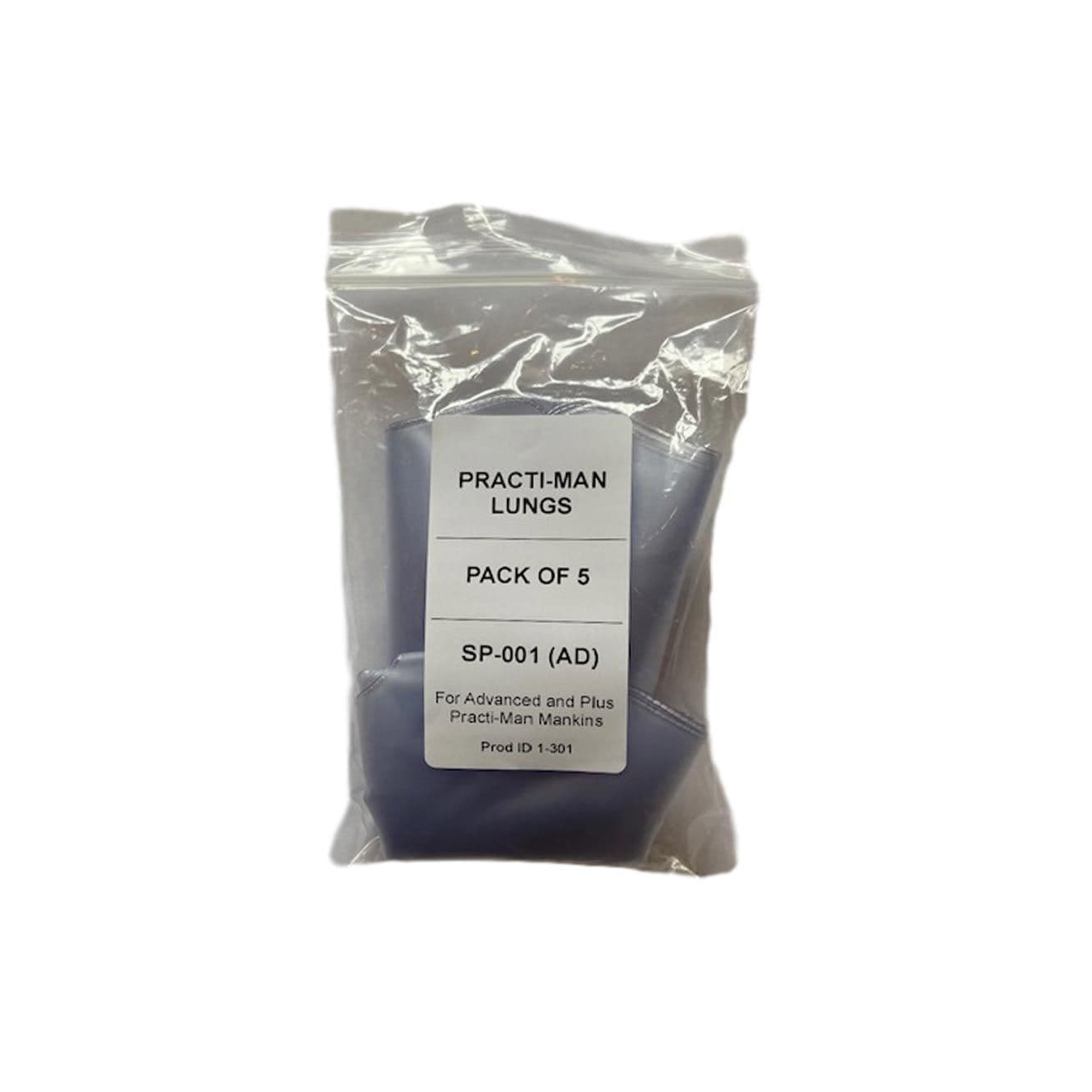 PractiMan Advanced/Plus Manikin Spare Lungs - Pack of 5