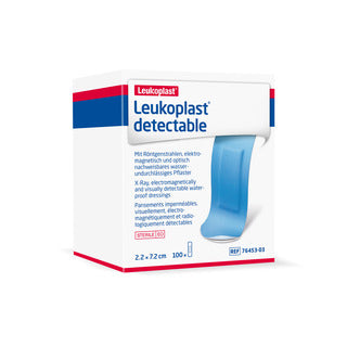Leukoplast Detectable 2.2cm X 7.2cm (Pack 100) - Short expiry date 16/03/2026