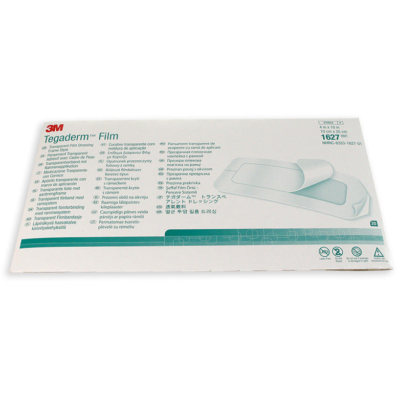 3M™ Tegaderm Transparent Film Dressing (10 x 25cm) - Box of 20