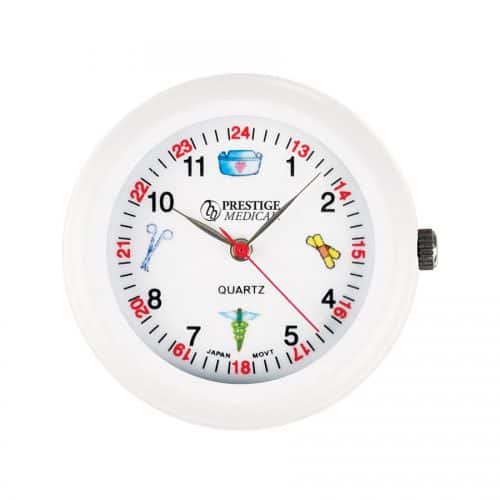 Stethoscope Watch - Medical Symbols - White