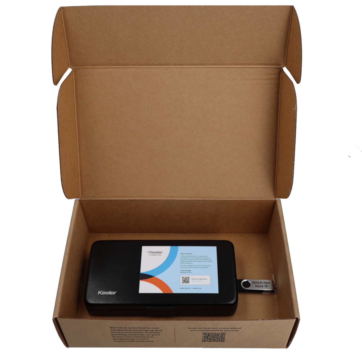 Keeler Standard Rechargeable Diagnostic Set 1729-P-1022 - Over Engraved
