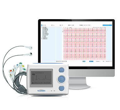 12 lead Holter recorder  with AI Analysis