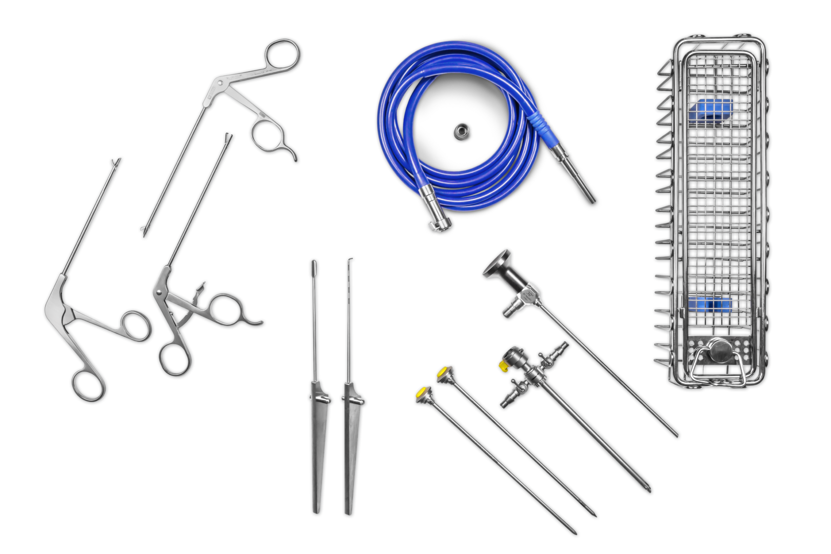 Vimex endoscopy instrument assortment, first illustrated configuration