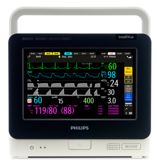 Philips IntelliVue MX400 Portable Patient Monitor