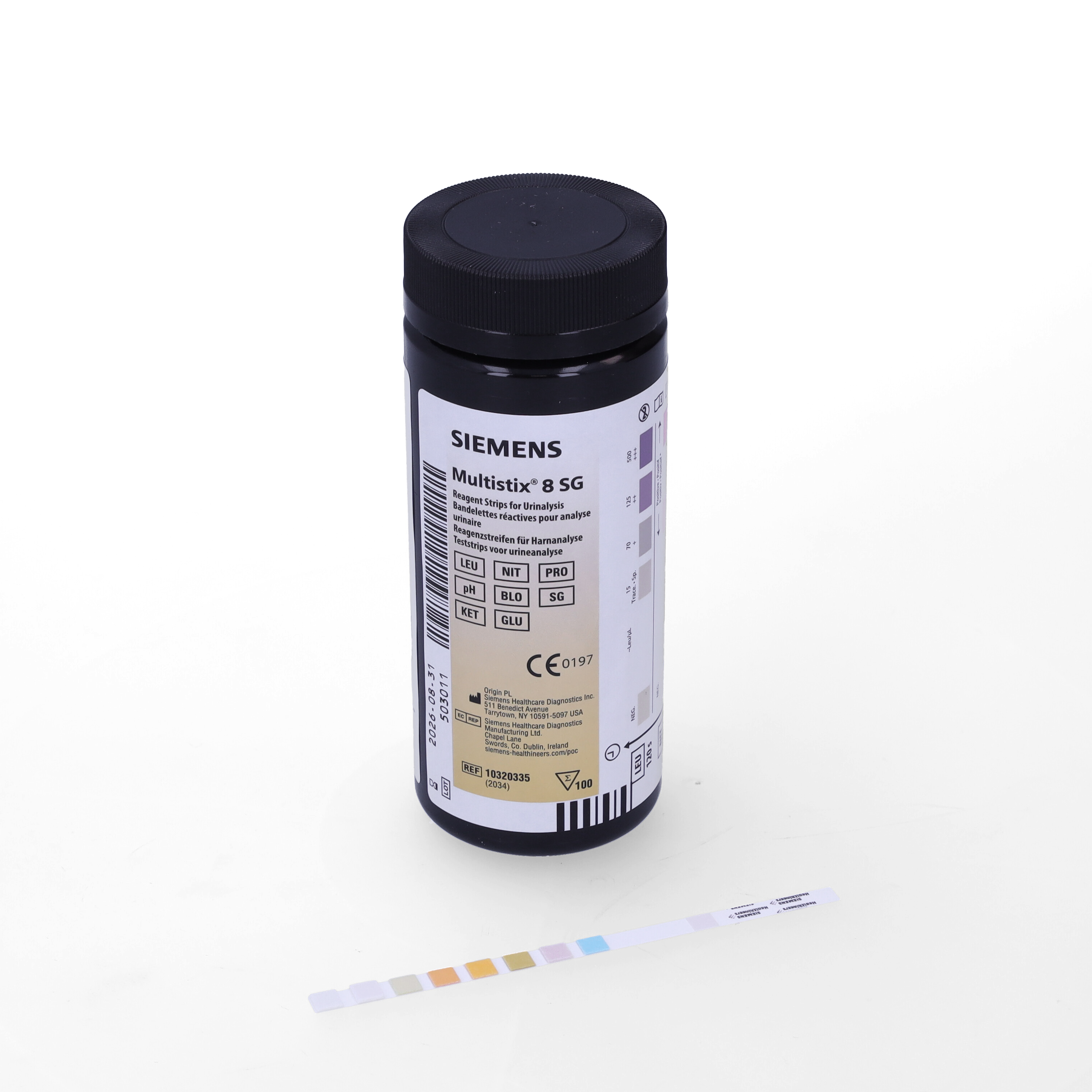 Siemens Multistix 8SG Urinalysis Strips x 100