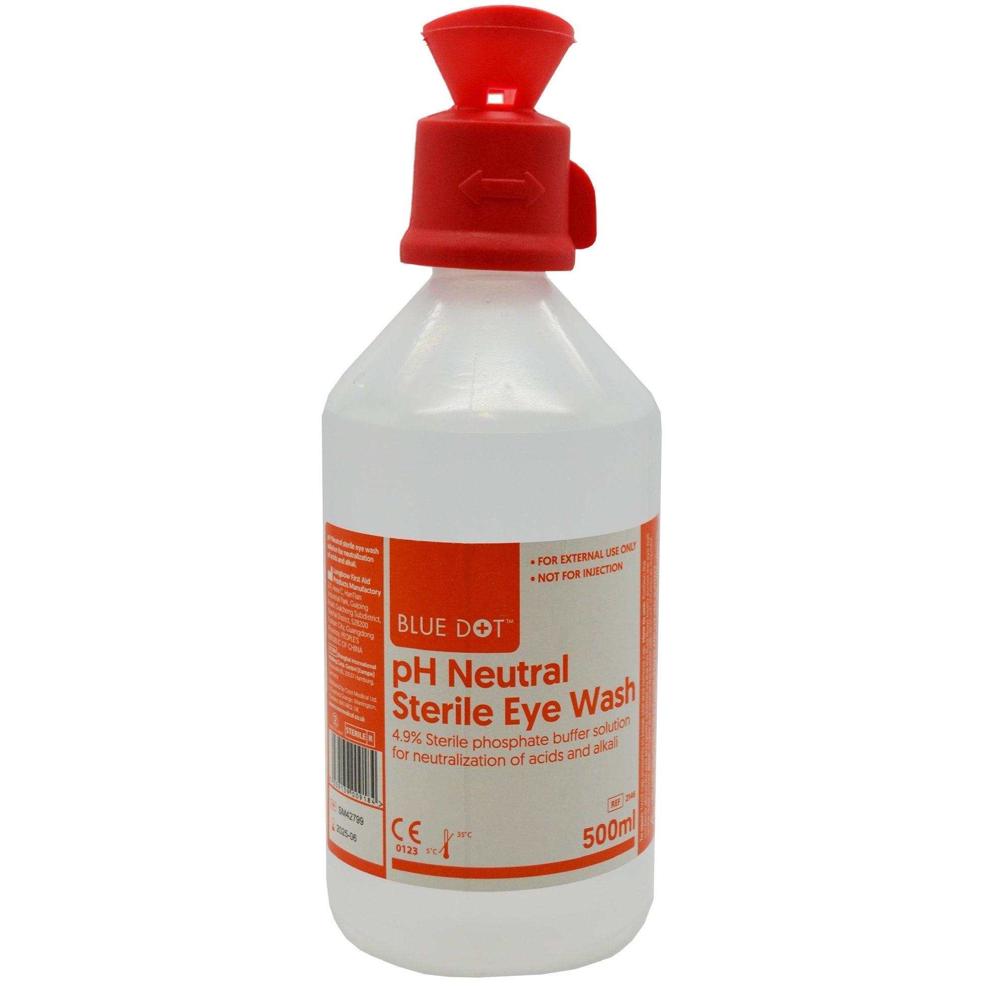 Chemical Eye Wash - Single
