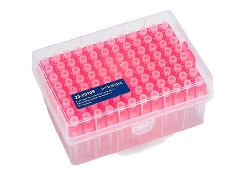Biologix Filter Pipette Tips- 0.1-10uL Extra-Long (50 Racks/Case) 96/Rack, 4800/Case