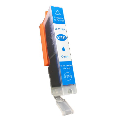 Canon G+G CLI-571XLC High Yield Cyan Ink Cartridge - Compatible