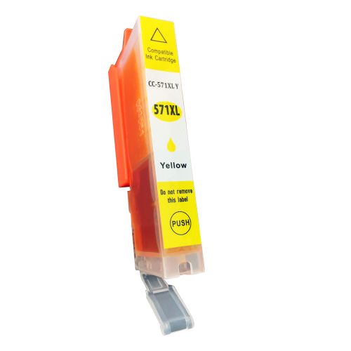 Canon G+G CLI-571XLY High Yield Yellow Ink Cartridge - Compatible