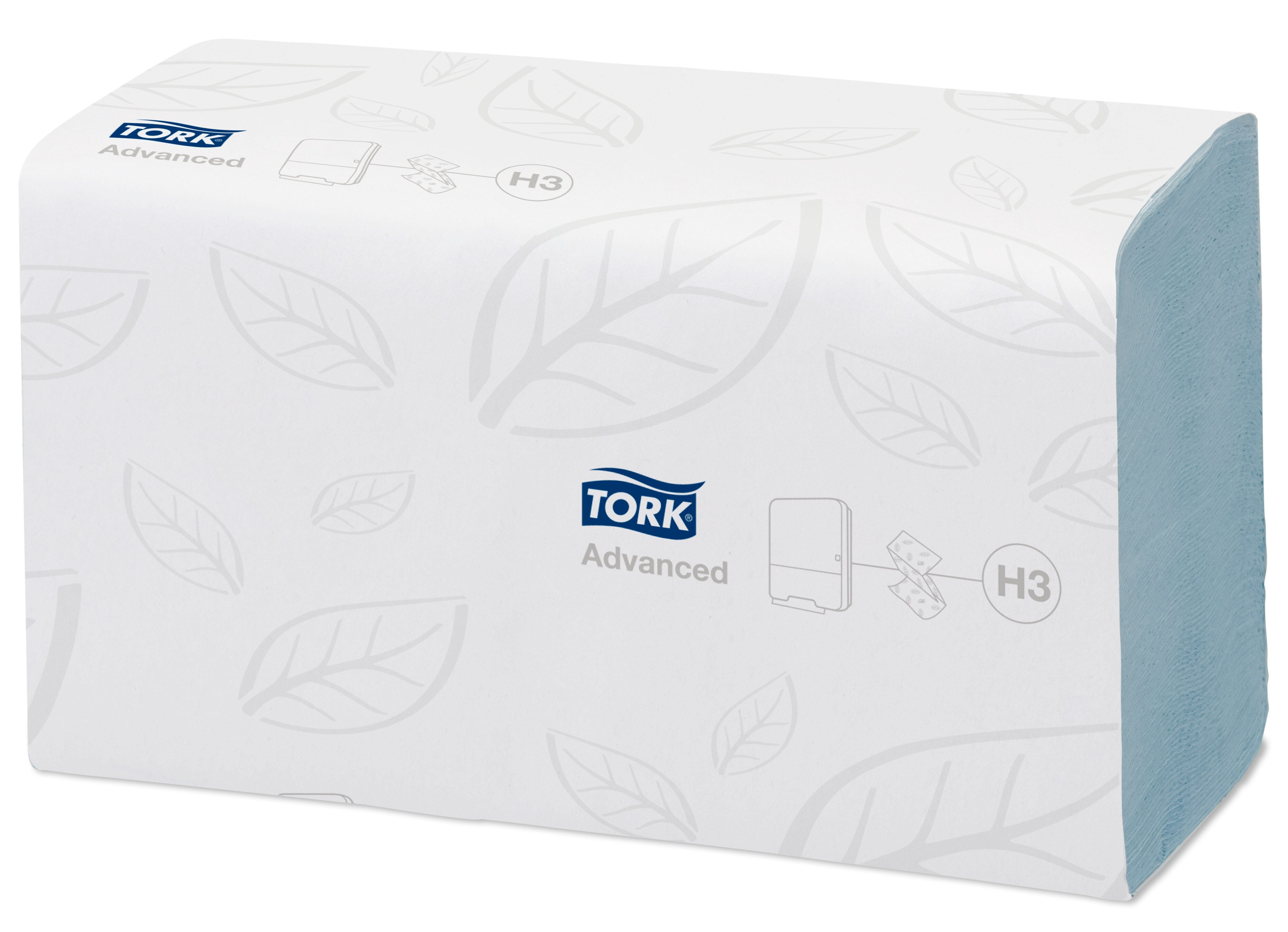 Tork Blue Singlefold Hand Towel 2ply H3 (15x250)