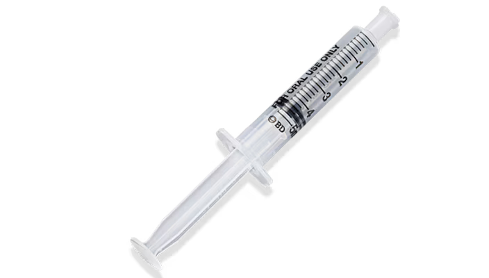 BD 5ml Clear Oral Syringe - Box of 100