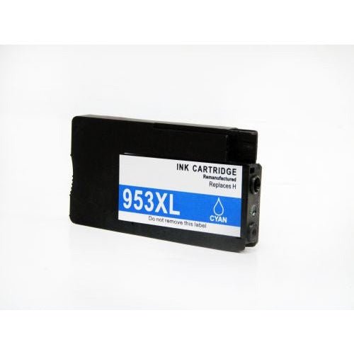 HP 953XLC Cyan High Yield F6U16AE Ink Cartridge Remanufactured