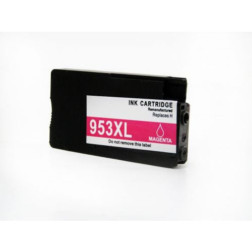 HP 953XLC Magenta High Yield F6U17AE Ink Cartridge Remanufactured