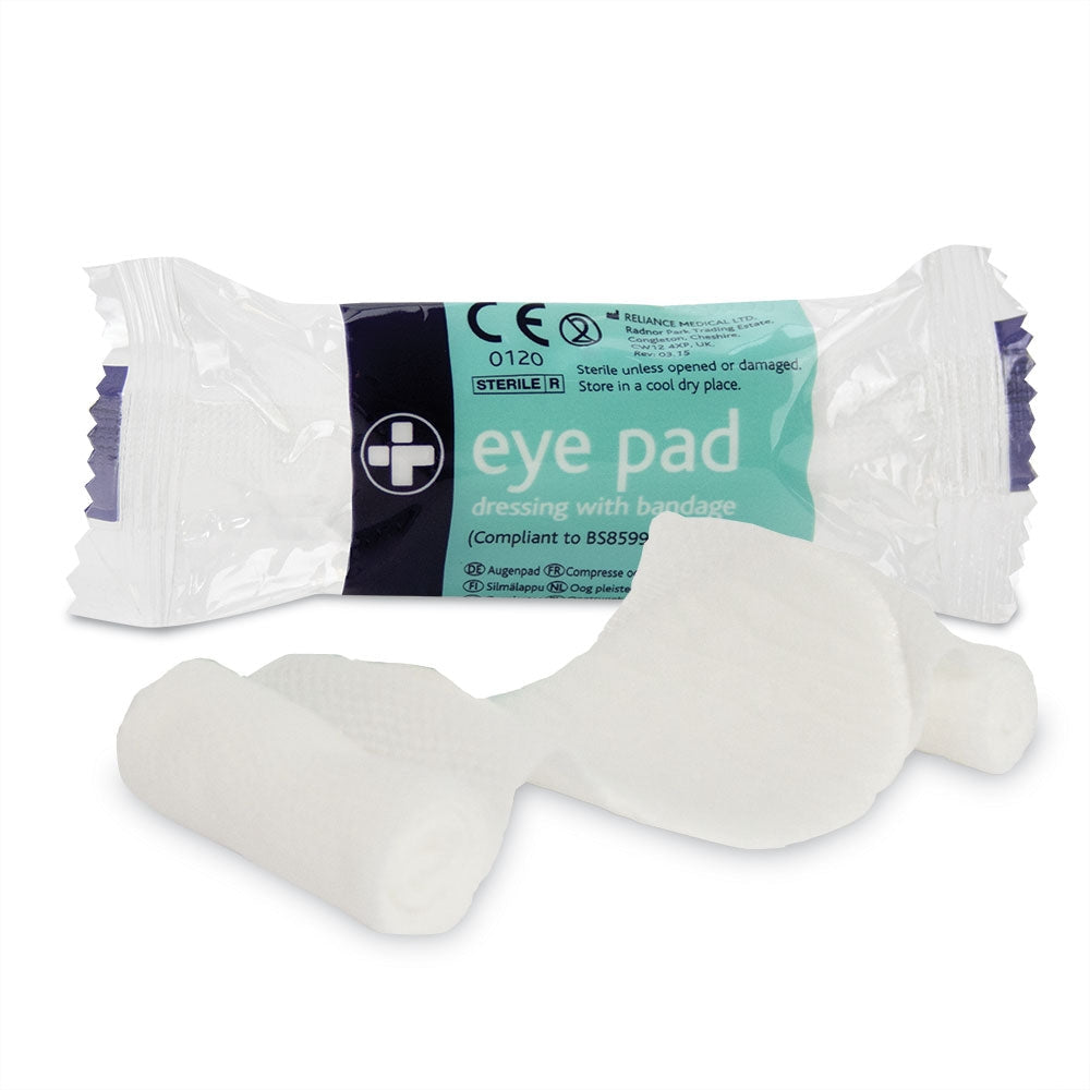 Eye Pad Dressing with Bandage - Sterile
