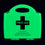 BS8599-1 Large Workplace First Aid Kit in Glow In The Dark Aura Box - 3402