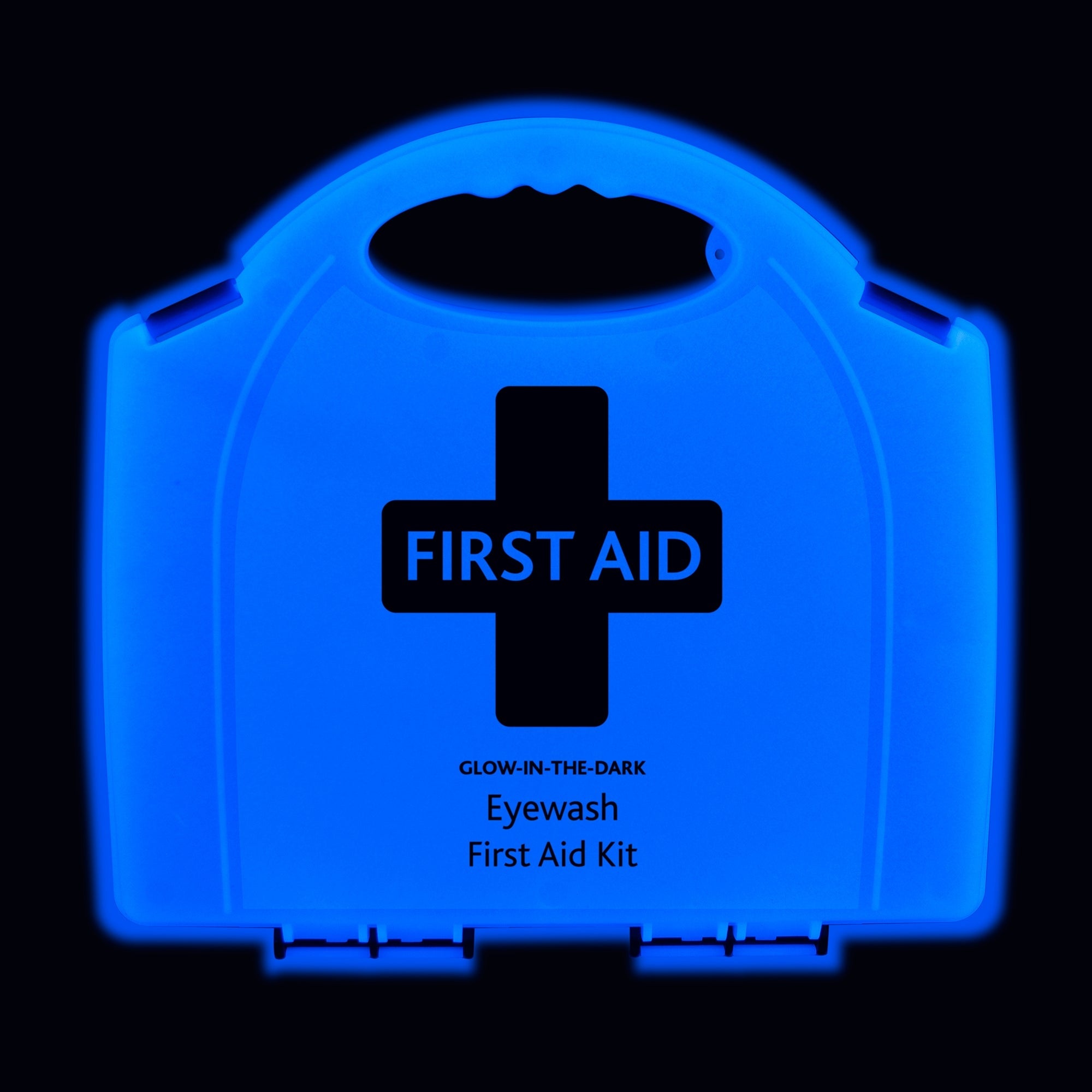 Eye Wash First Aid Kit in Glow In The Dark Aura Box - CLEARANCE