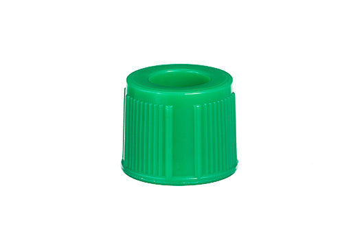 Green Snap Cap for Recapping 13mm Tubes - Bag of 1000 - CLEARANCE