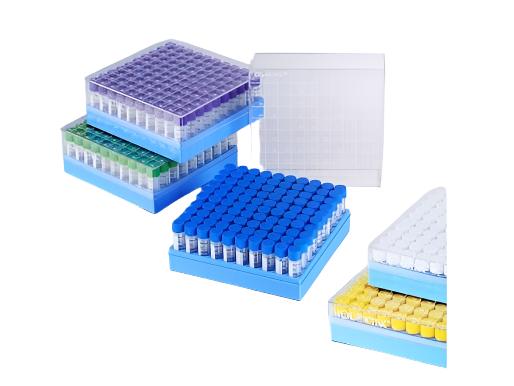 Biologix CryoKING® Combo: 0.5mL vials+1in. box (100-well) 6 Sets-Pack, 2 Packs-Case