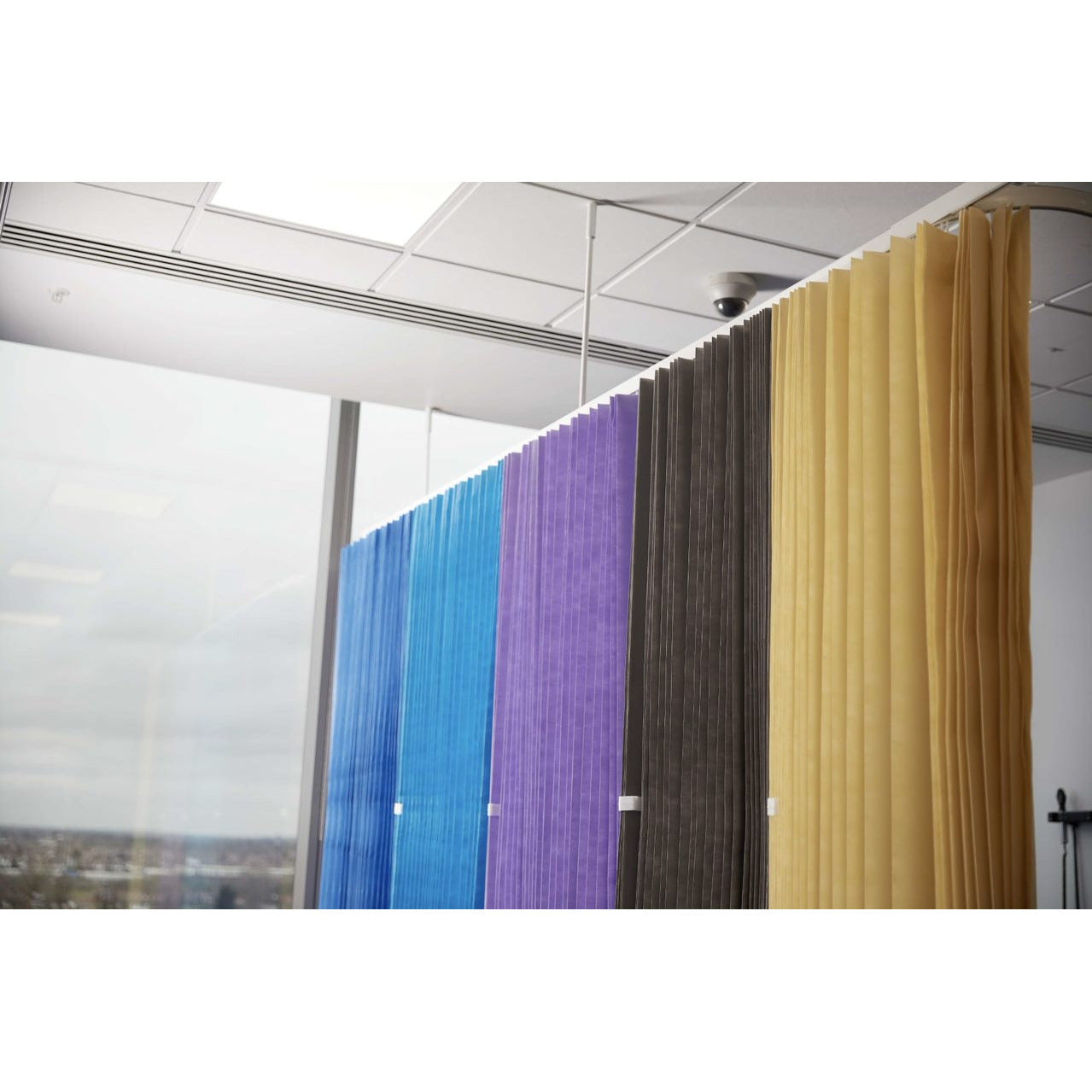 Fantex Disposable Antimicrobial Hospital Curtain - E-Fit - 2.4m x 2m