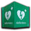 3D AED Metal Wall Sign