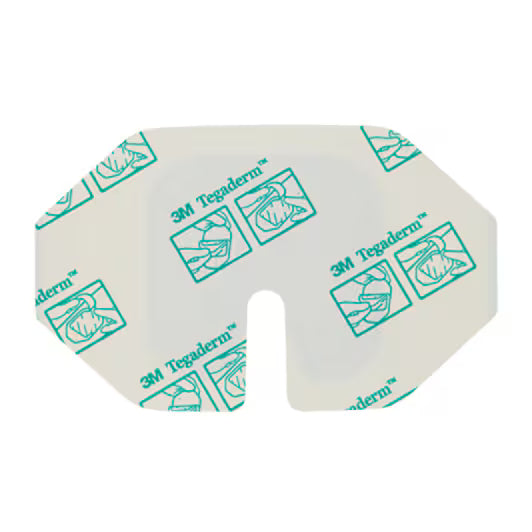 3M Tegaderm Short-Term Peripheral IV Dressing - 6 x 7cm - Case of 400