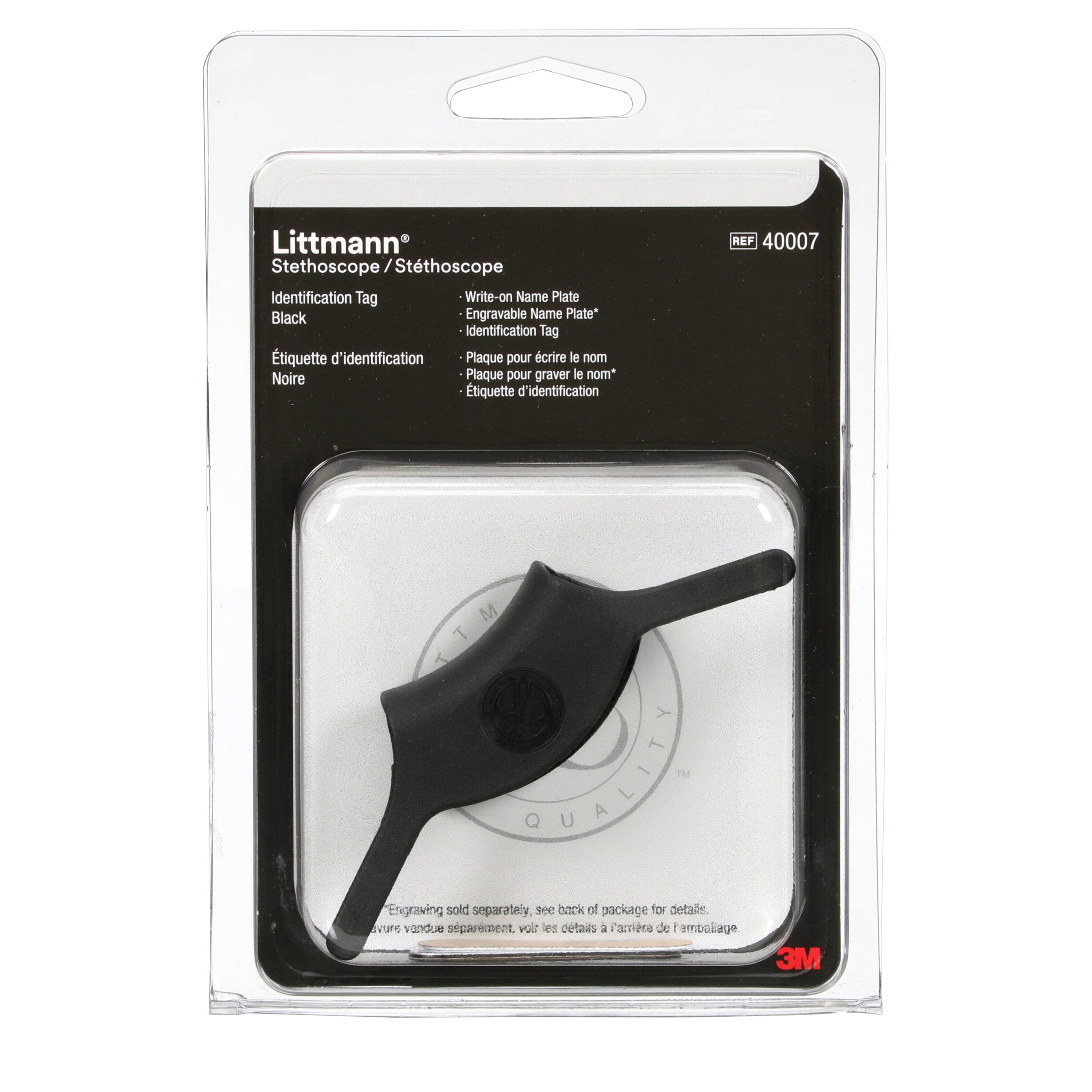 Littmann ID Black ID Tag