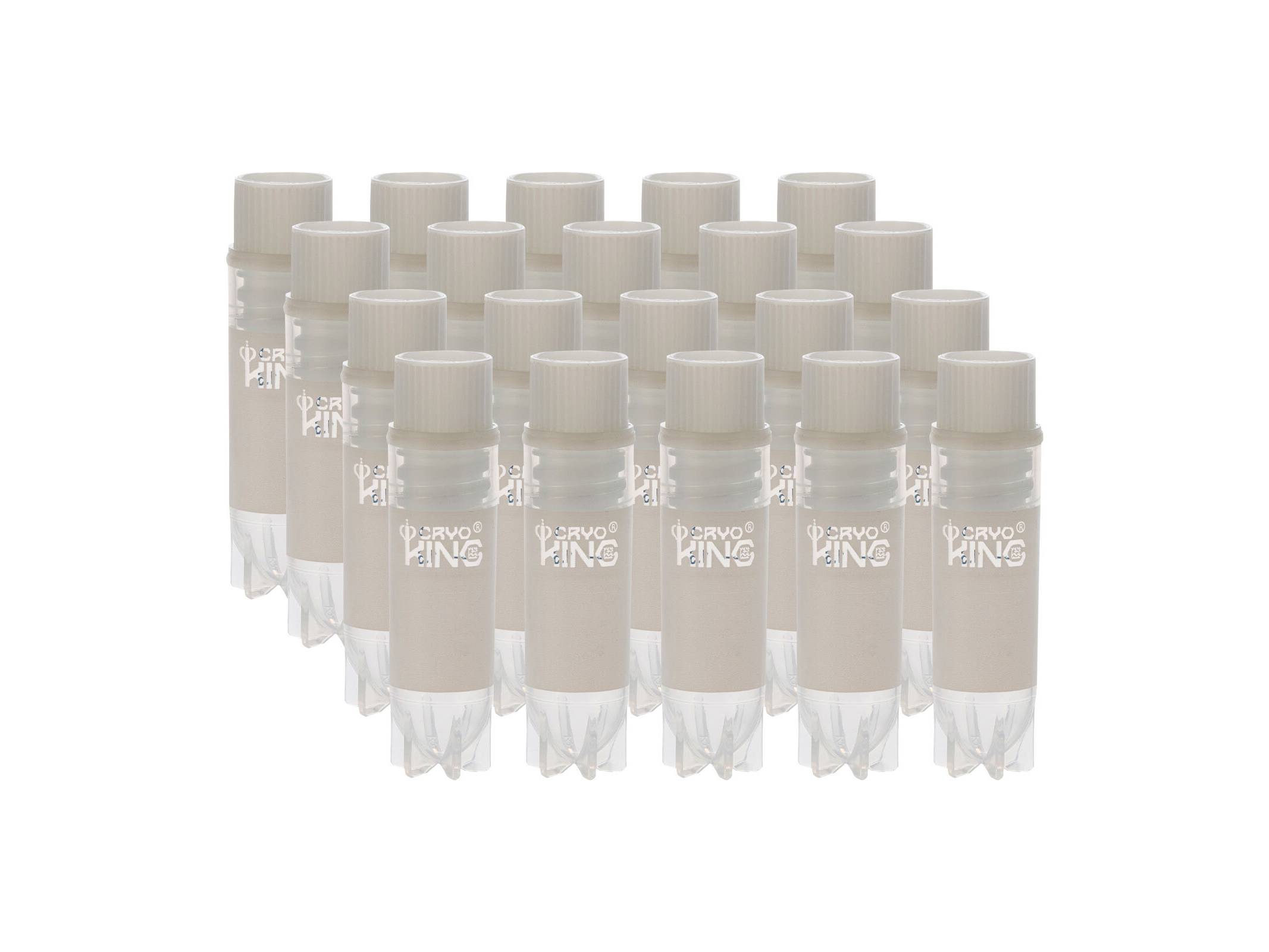 Biologix Cryogenic Vials-2.0ml tubes (Internal Thread, Non-Barcoded) 25-Bag, 500-Pack, 1000-Case