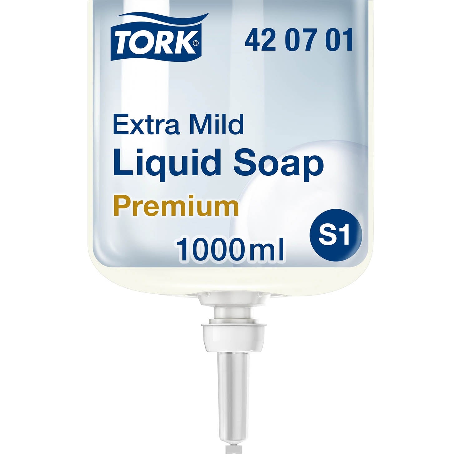 Tork Premium Liquid Soap - Extra Mild Non-Perfumed 1000ml - Single Bottle