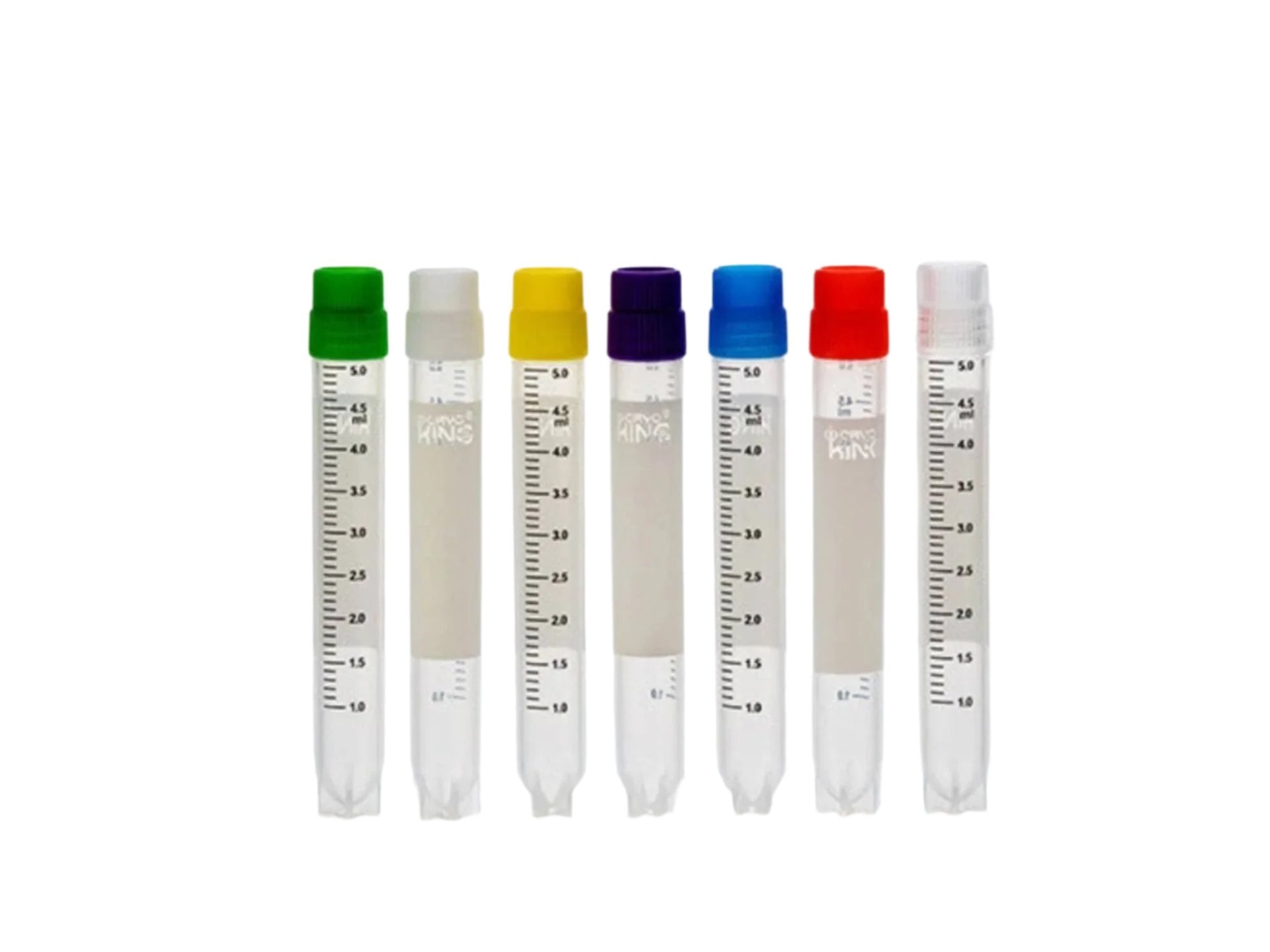 Biologix CryoKING Cryogenic Vials-5.0ml (External Thread, Non-Barcoded) 25/Bag, 500/Pack, 1000/Case