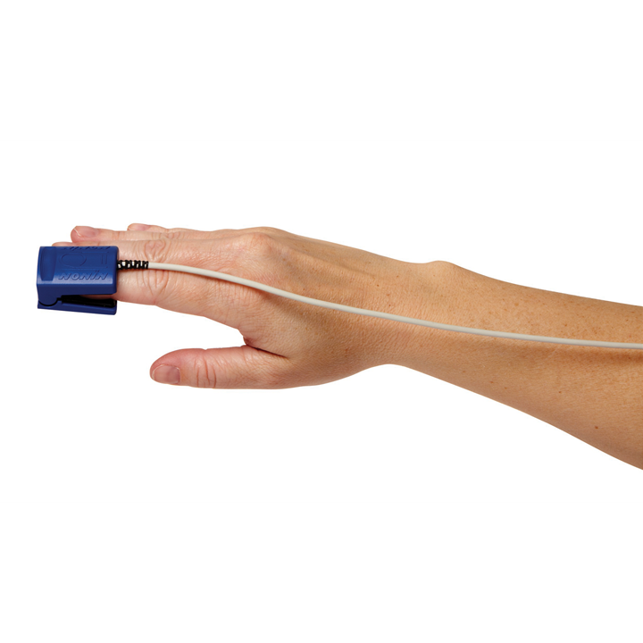 Nonin Finger Clip SpO2 Sensor, Adult (2m Cable)