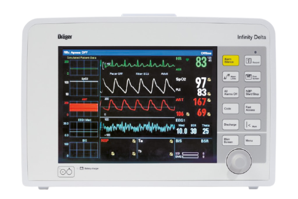 Drager Infinity Delta / Delta XL Modular ICU Patient Monitor