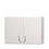 100cm Wall Cabinet - White (High Gloss)