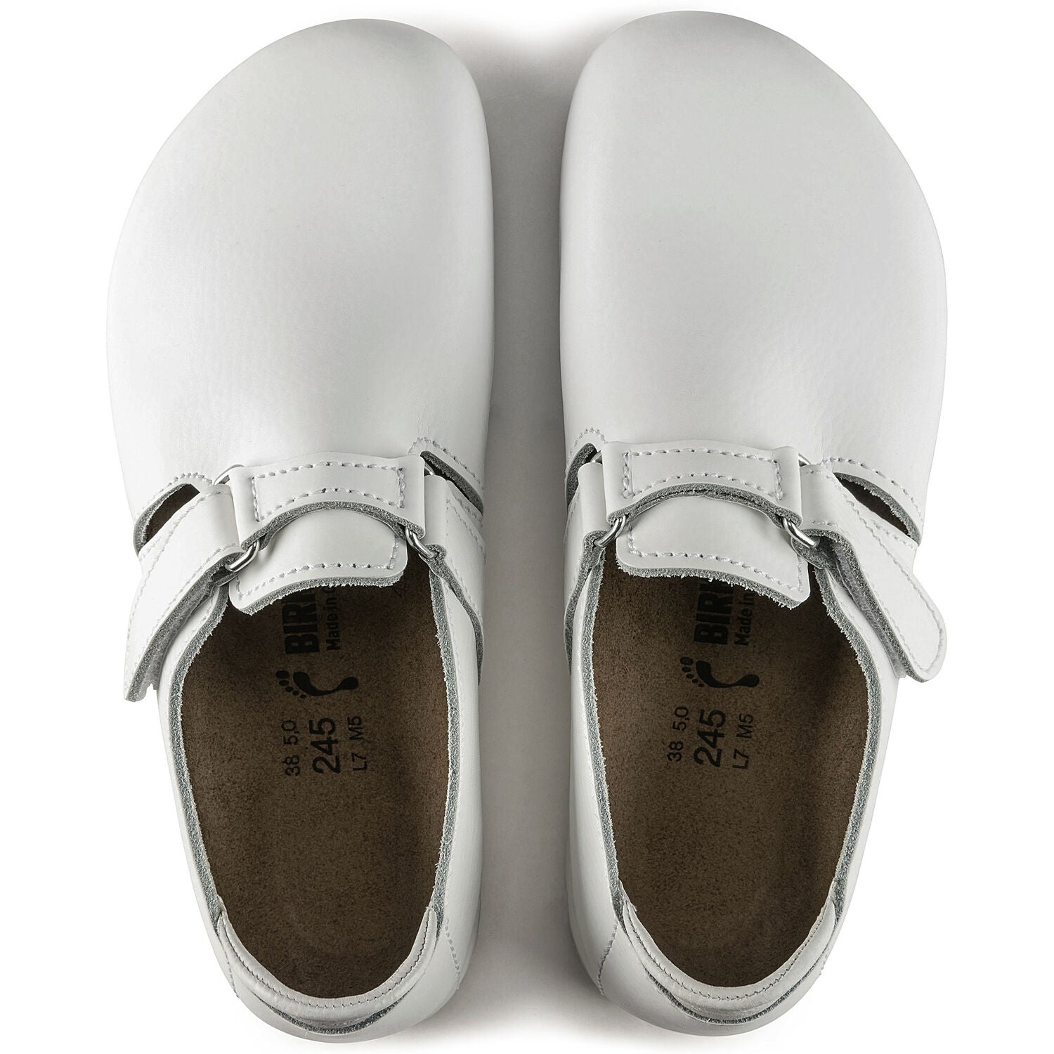 Birkenstock Linz Super Grip Slipper - Natural Leather - CLEARANCE