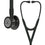 Littmann Cardiology IV Diagnostic Stethoscope: Smoke & Black - Black Stem 6232
