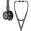 Littmann Cardiology IV Diagnostic Stethoscope: Smoke & Grey - Smoke Stem 6238