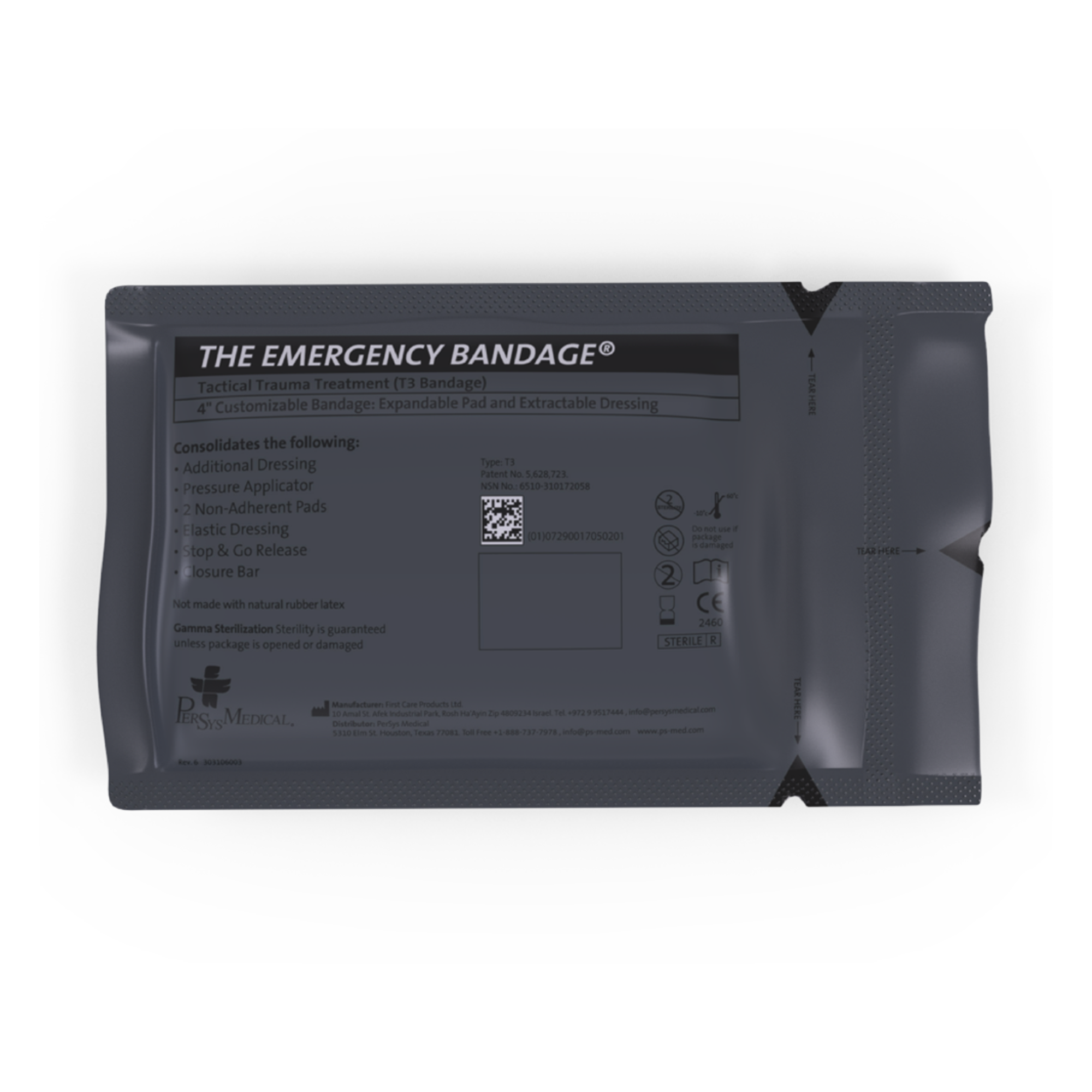 Israeli Bandage - T3 Emergency Bandage® 4