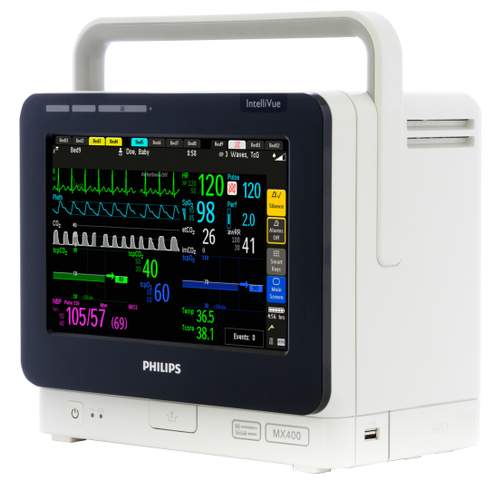 Philips IntelliVue MX400 Portable Patient Monitor
