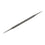 Instrapac Blacks Nail File Double Ended - Fine Arrow Head File - Single