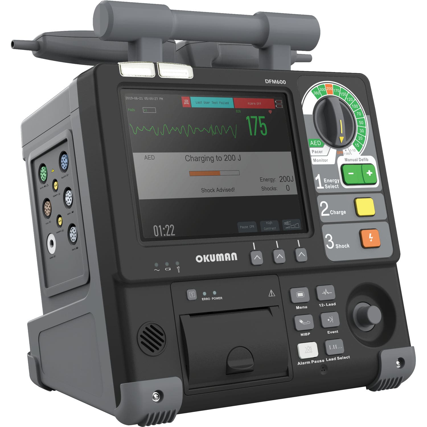 Okuman Medikal Sistemler Anonim Sirketi DFM 600 Automatic external defibrillator