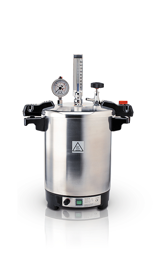 Certoclav EL Vertical Portable Aluminium Autoclave 12 L 125/140°C (8501312)